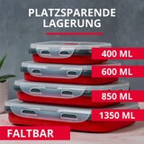 thumbnail of Westmark Frischhaltedose, faltbar, eckig, 400 ml, 21342270