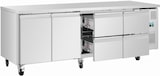 thumbnail of Polar U-Serie Thekenkühlschrank 4 Schubladen & 2 Türen
