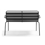 thumbnail of Banc de terrasse en métal anthracite - Oviala