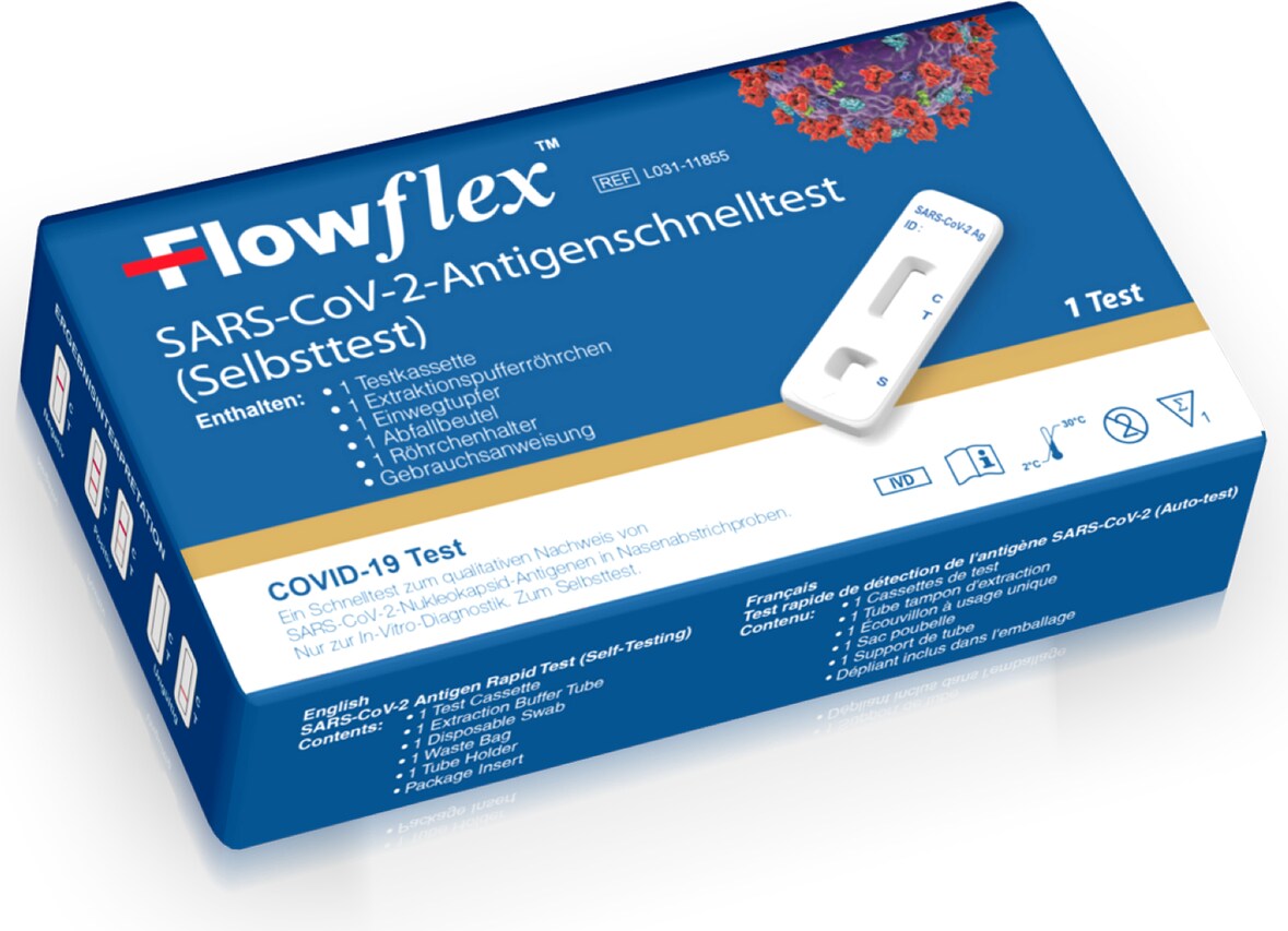 50x Acon Flowflex Covid Antigen-Schnelltest (nasal CE0123)