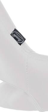 thumbnail of Décoshop26 - Barhocker x1 mit drehbarer und verstellbarer Fußstütze aus weißem PVC und Metall 10_0005213