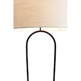 thumbnail of SalesFever Staande lamp drijfhout 155cm | met plantenmand | kap grof linnen | frame drijfhout & metaal | B34xD34xH155cm |natuur-wit-zwart