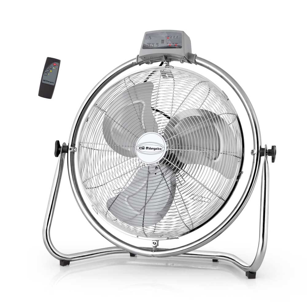 Orbegozo ventilador industrial PWM 2232, 3 velocidades, inclinación ajustable, oscilante, mando a distancia, temporizador, 30 cm diámetro, 45 W