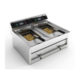 thumbnail of Elektro Tischfritteuse 2X12 L,2X9 Kw