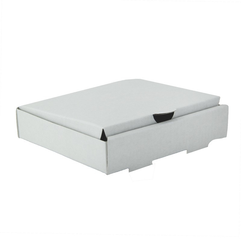 NVASE - 100Uds - Mini caja pizza de cartón blanco 90x90mm A20mm - NVS210MINIPIZZ