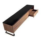 thumbnail of Angel Cerdá  Mobile TV in legno di noce e piano in vetro temperato nero 3047C