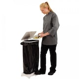 thumbnail of Il porta-sacchi della spazzatura Jantex è indipendente con pedale e coperchio