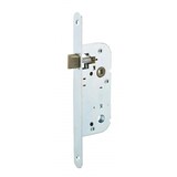 thumbnail of Serrure encastrable pour porte intérieure, axe 40mm, blanche, bouts ronds, réversible - SP