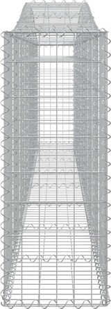 thumbnail of vidaXL Gabionen mit Hochbogen 10 Stk. 400x30x80/100cm Verzinktes Eisen