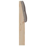 thumbnail of vidaXL Gepolstertes Kopfteil Taupe 100 cm Massives Kiefernholz
