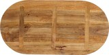 thumbnail of vidaXL Tischplatte 110x50x2,5 cm Oval Massivholz Mango