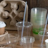 thumbnail of BIOZOYG 50 Stück Einwegdeckel Ø 97mm aus Biokunststoff, kompostierbar, Flachdeckel, biologisch abbaubar, nachhaltige Plastikdeckel aus PLA