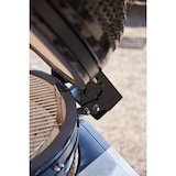 thumbnail of METRO PROFESSIONAL Barbacoa de carbón vegetal kamado Naggado Pro, 140 x 91 x 127 cm, mesa lateral plegable y ruedas, cerámica/ acero inoxidable, negro