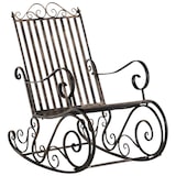 thumbnail of Lot de 2 Fauteuils à bascule d'extérieur Smilla en fer forgé Bronze