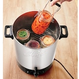 thumbnail of LE PARFAIT stérilisateur de bocaux électrique cuve inox avec robinet 23l 2500w + 4 bocaux de 1l LPF.STV23INA