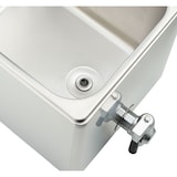 thumbnail of METRO Professional Cuocipasta elettrico GNC1008, acciaio inox, 47 x 55 x 38 cm, 4 cestelli, 3150 W, temp. fino a 110°C, filtro scarico, 8 L, argento