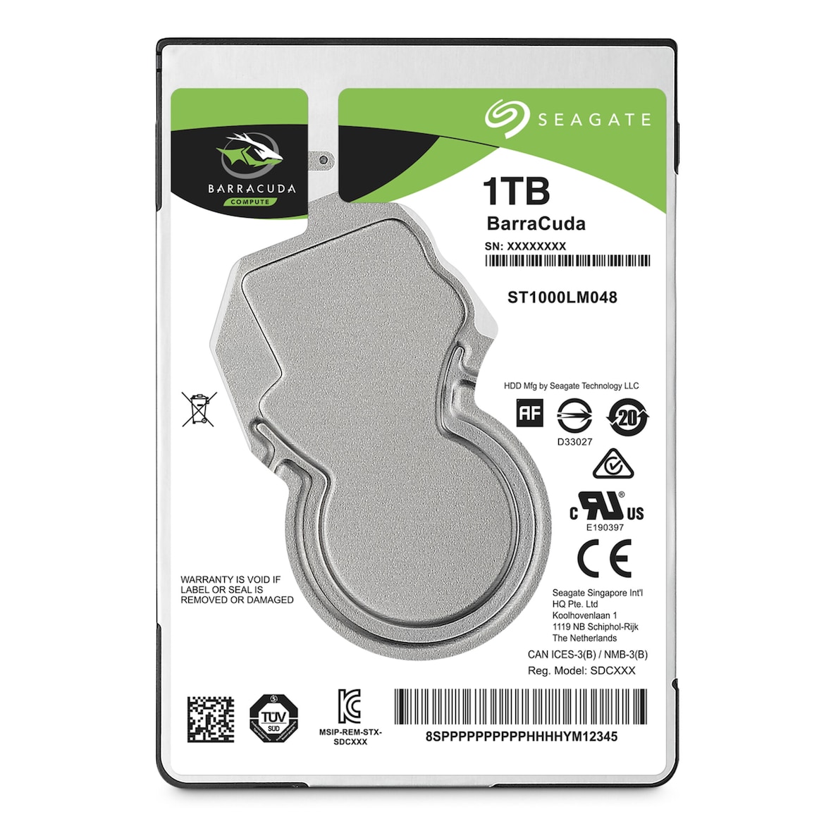 HDD 2,5" Seagate BarraCuda ST1000LM048 1TB Sata 128MB
