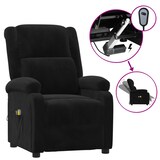 thumbnail of vidaXL Massagesessel Elektrisch Schwarz Samt