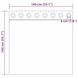 thumbnail of vidaXL Verdunkelungsvorhänge 2 pcs Creme 140 x 140 cm Samt