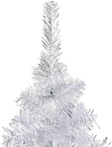 thumbnail of vidaXL Künstlicher Weihnachtsbaum Beleuchtung & Kugeln Silber 120 cm