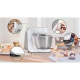 thumbnail of Bosch Serie 4, Küchenmaschine, MUM 5, 1000 W, Weiß, silber MUM58200