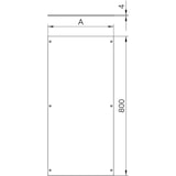 thumbnail of OBO Bettermann Montagedeckel blind OKA D 200 R 7425020