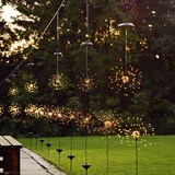 thumbnail of LED Solarstab FEUERWERK Gartendeko 90 warmweiße LED H: 100cm Dämmerungssensor