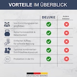thumbnail of Aktenschrank abschließbar KADO - 5 Ebenen, Flügeltüren | Metallschrank Werkstatt Büroschrank aus Stahl Werkzeugschrank, 185x90x40cm Schwarz