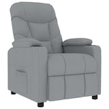 thumbnail of vidaXL Massagesessel Hellgrau Stoff