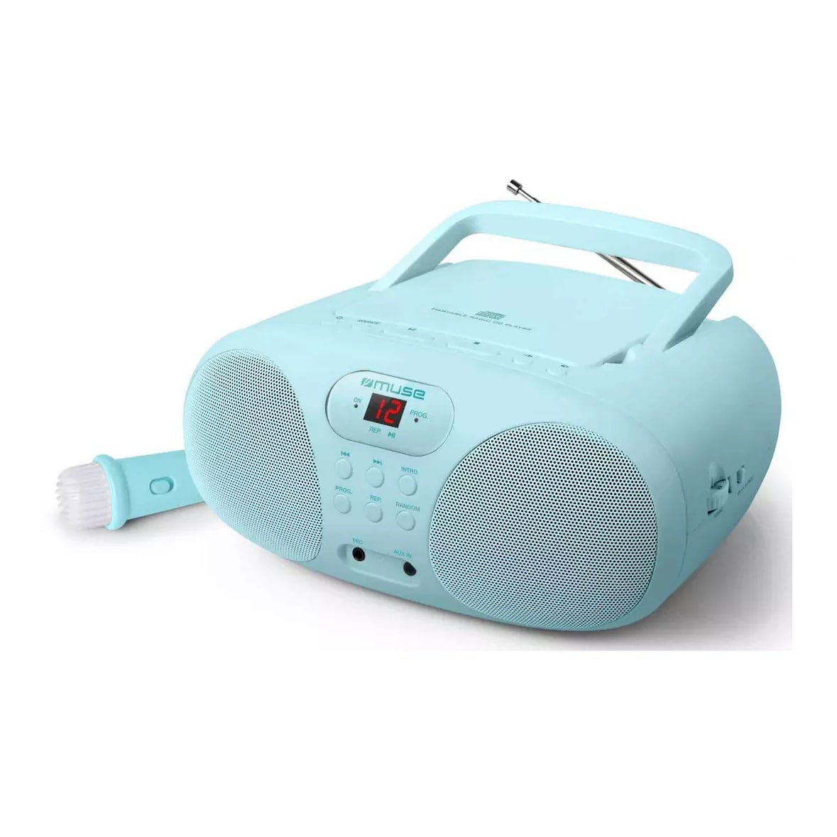 MUSE radio portable lecteur cd bleu. MD203KB