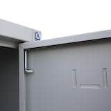 thumbnail of 4er Z-Spind Umkleideschrank Stahl Kleiderspind Spindschrank für enge Raumverhältnisse180x80x50cm weiß