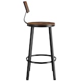 thumbnail of tectake Sgabelli da bar Poole  Legno Industriale Scuro, Rustico