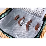 thumbnail of eGenuss Picknickkorb für 2 Personen mit Kühlfach und Zubehör - Grün