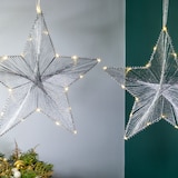 thumbnail of Deko-Stern 20 LED, 40 cm silber