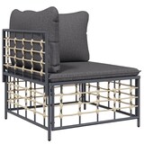 thumbnail of vidaXL 7-tlg. Garten-Lounge-Set mit Kissen Anthrazit Poly Rattan