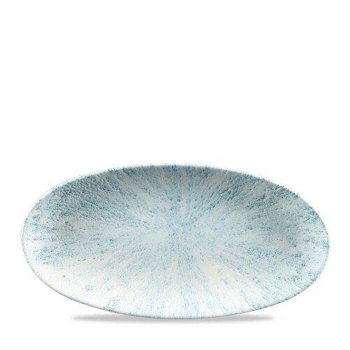 12 x Platte Chefs oval 29,9x15cm STONE Aquamarine