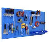 thumbnail of SimonRack Organizador Herramientas Pared, 600x1500x35 mm, Incluye 30 accesorios, Azul - Panel Click