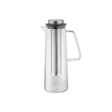 thumbnail of Karl Weis Glaskaraffe mit tiefem Filter 1 L, Glas/Edelstahl