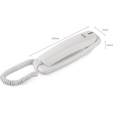 thumbnail of SPC Original Lite 2 – Teléfono fijo sobremesa o pared, señal luminosa, 10 memorias indirectas, teclas grandes, función rellamada - Blanco