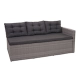 thumbnail of Décoshop26 - Ensemble complet de salon de jardin terrasse balcon véranda en polyrotin gris coussin gris foncé avec tabouret x2 04_0003046