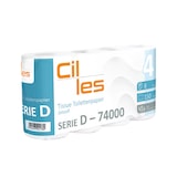 thumbnail of Toilettenpapierrollen, 4-lagig, 2112 Rollen, 316.800 Blatt gesamt, 150 Blatt je Rolle, 100% Zellstoff, CIL- les Tissue, Series D