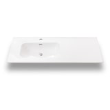 thumbnail of AQA Design Composizione da bagno in MDF vasca SX 4 pezzi VENERE azzurro tiffany cm. L.121 P.46,5 H.190 MPVE42-TIF