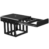 thumbnail of tectake Inbouw prullenbak Ashlyn, 3-voudige scheiding, 31L, telescooprails - zwart - 405885