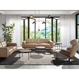 thumbnail of Angel Cerdá  Pouf girevole in pelle e legno di noce 5088C