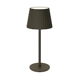 thumbnail of WellHome - Candeeiro de mesa LED recarregável Taupe com 24 luzes brancas quentes e 3 níveis de brilho Ø9x27,5 cm