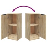 thumbnail of Helloshop26 - Buffet Sideboard Kommode Kleiderschrank Aufbewahrungsmöbel Organizer Küche Wohnzimmer Sonoma-Eiche 30 x 30 x 70 cm 02_0031501