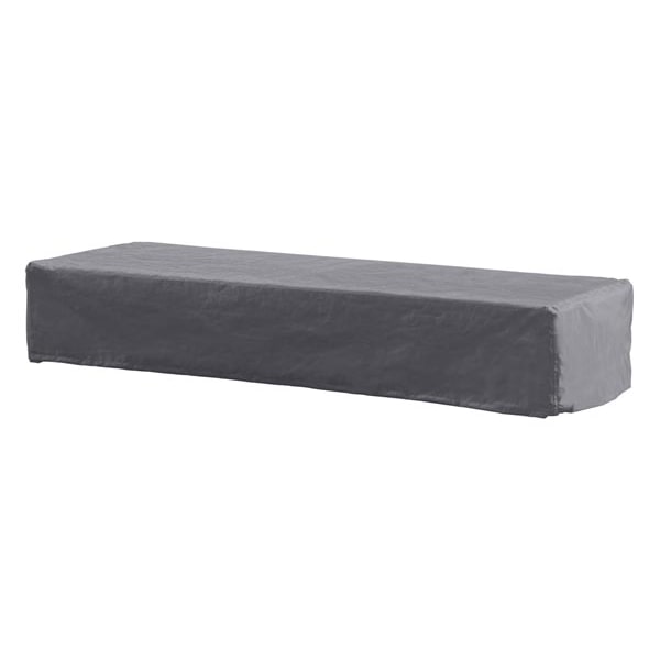 Housse d'extérieur pour chaise longue, gris, 200 cm x 75 cm x 40 cm