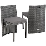 thumbnail of tectake Salon de jardin HAMBOURG 2 places en aluminium - gris - 404210