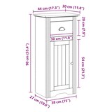 thumbnail of vidaXL Badschrank BODO Weiß und Braun 44x30x90 cm