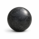 thumbnail of Bola decorativa jardín granito negro pulido esfera piedra natural diámetro 30 cm 38 kg exterior
